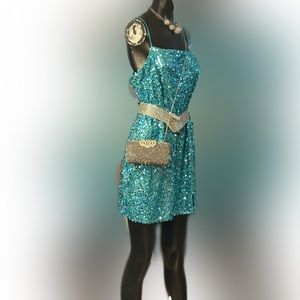 Light blue prom dress